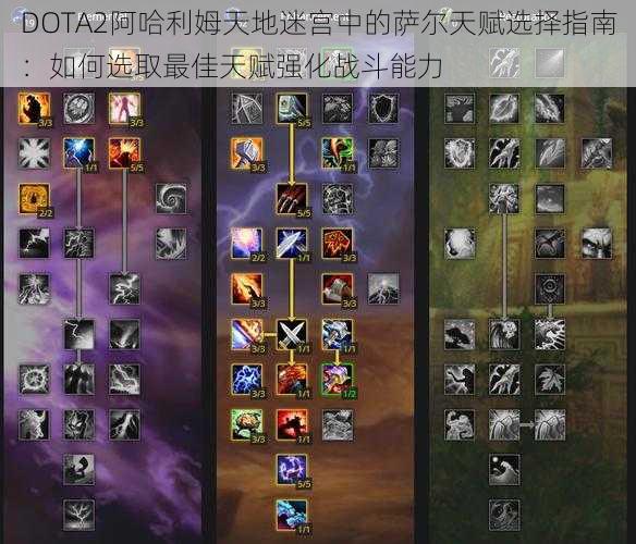 DOTA2阿哈利姆天地迷宫中的萨尔天赋选择指南：如何选取最佳天赋强化战斗能力