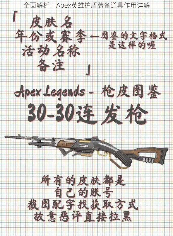 全面解析：Apex英雄护盾装备道具作用详解